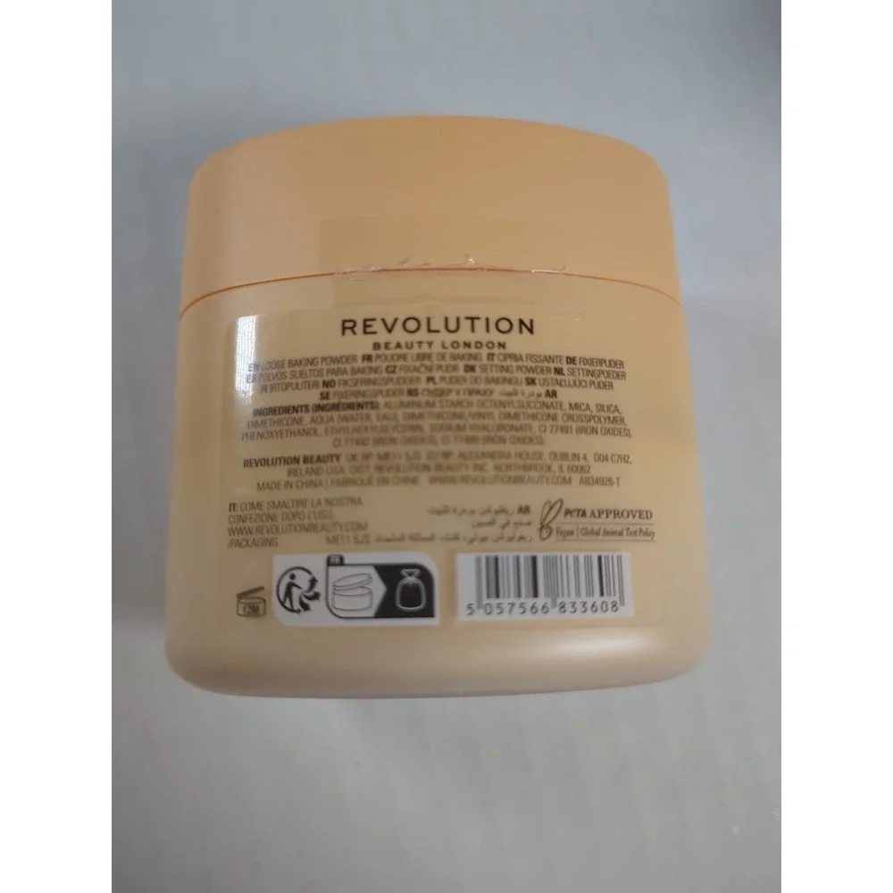2 Pack Revolution Banana Baking Powder Light Tan Skin Tones Hyaluronic Acid New